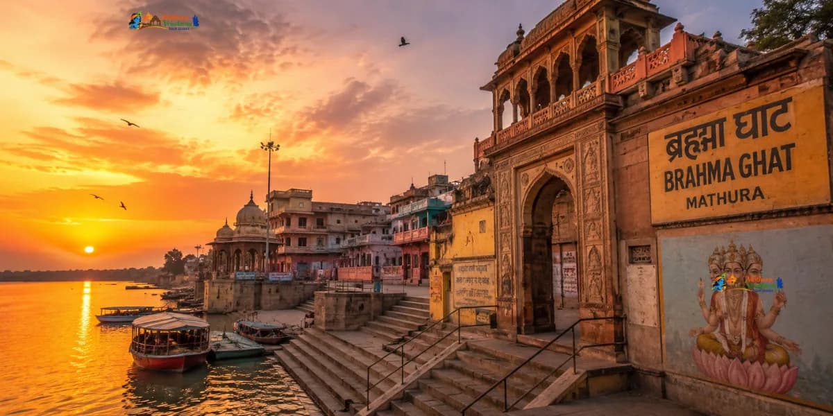 Brahma Ghat Mathura — Sacred Yamuna ghat where Lord Brahma worshipped Krishna
