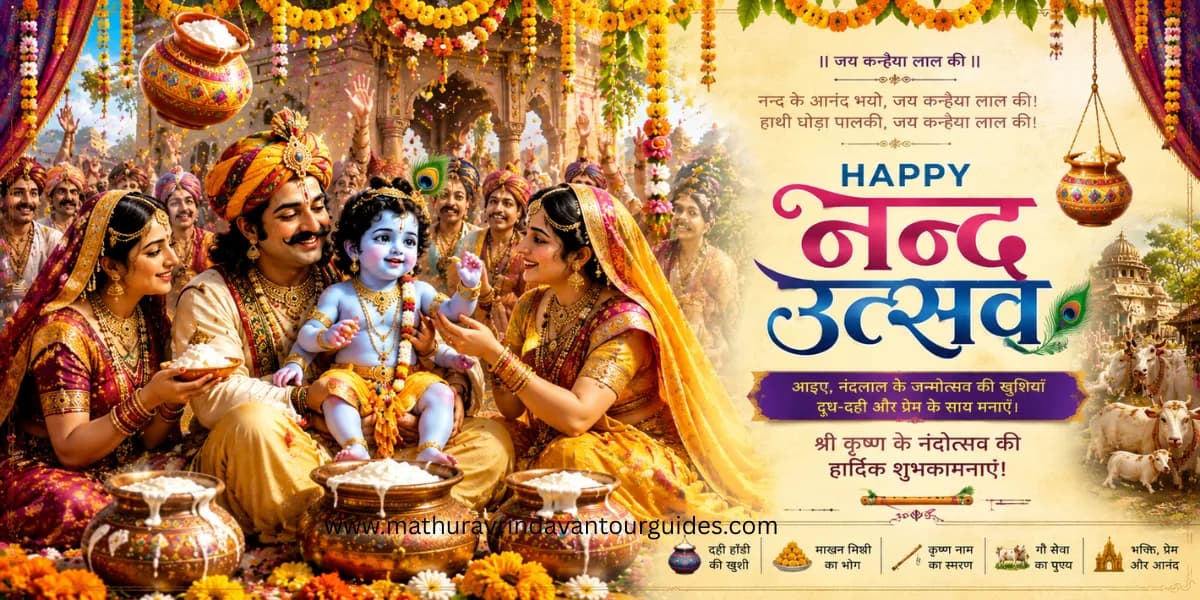 Nand Utsav celebration in Gokul and Vrindavan 2026