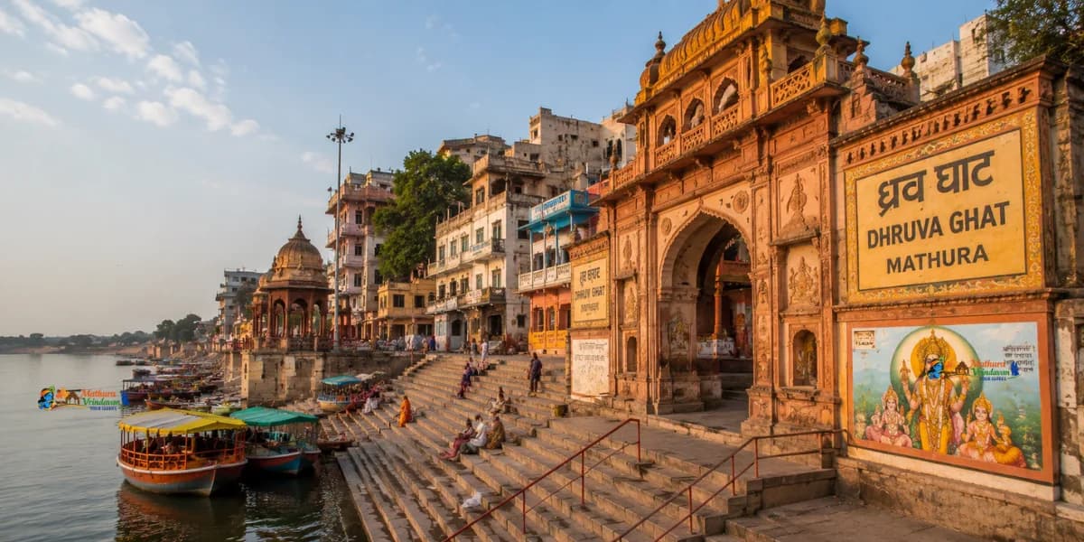 Dhruva Ghat Mathura — Sacred Yamuna ghat where Prince Dhruva meditated on Lord Vishnu
