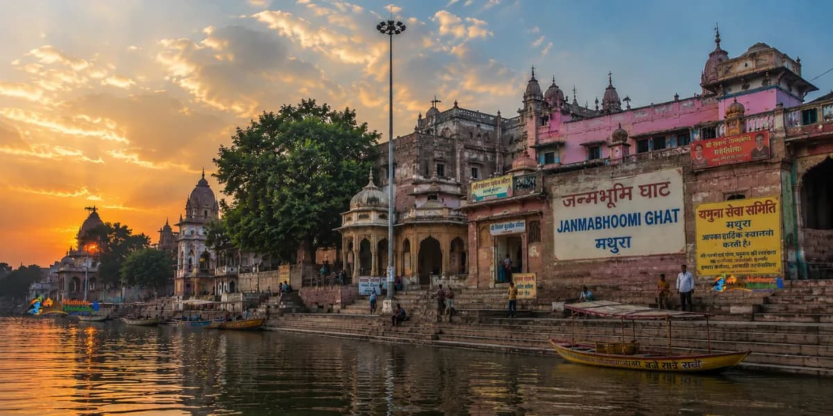 Janmabhoomi Ghat Mathura — sacred Yamuna ghat near Krishna's birthplace