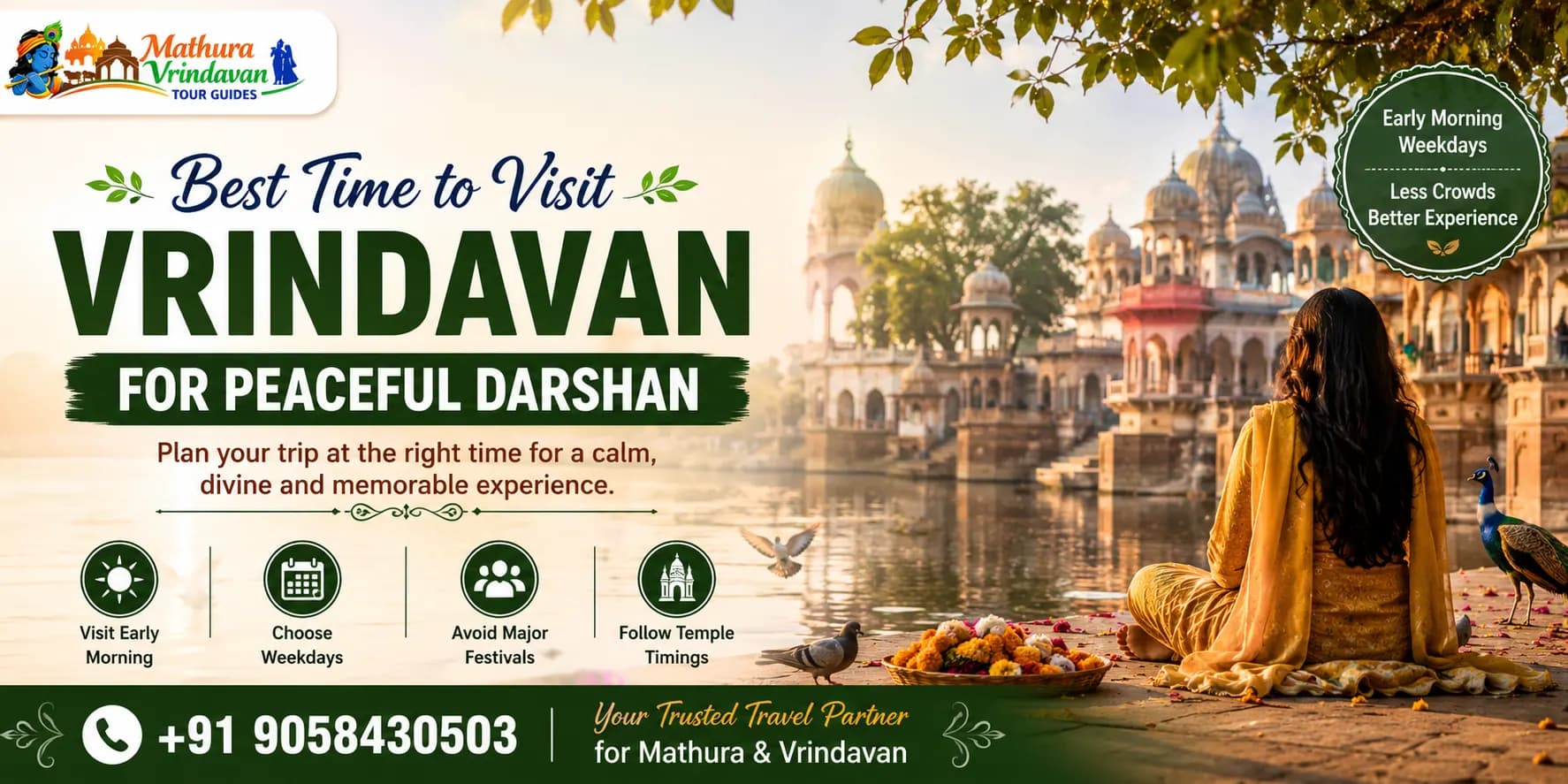 Best Time to Visit Vrindavan for Peaceful Darshan