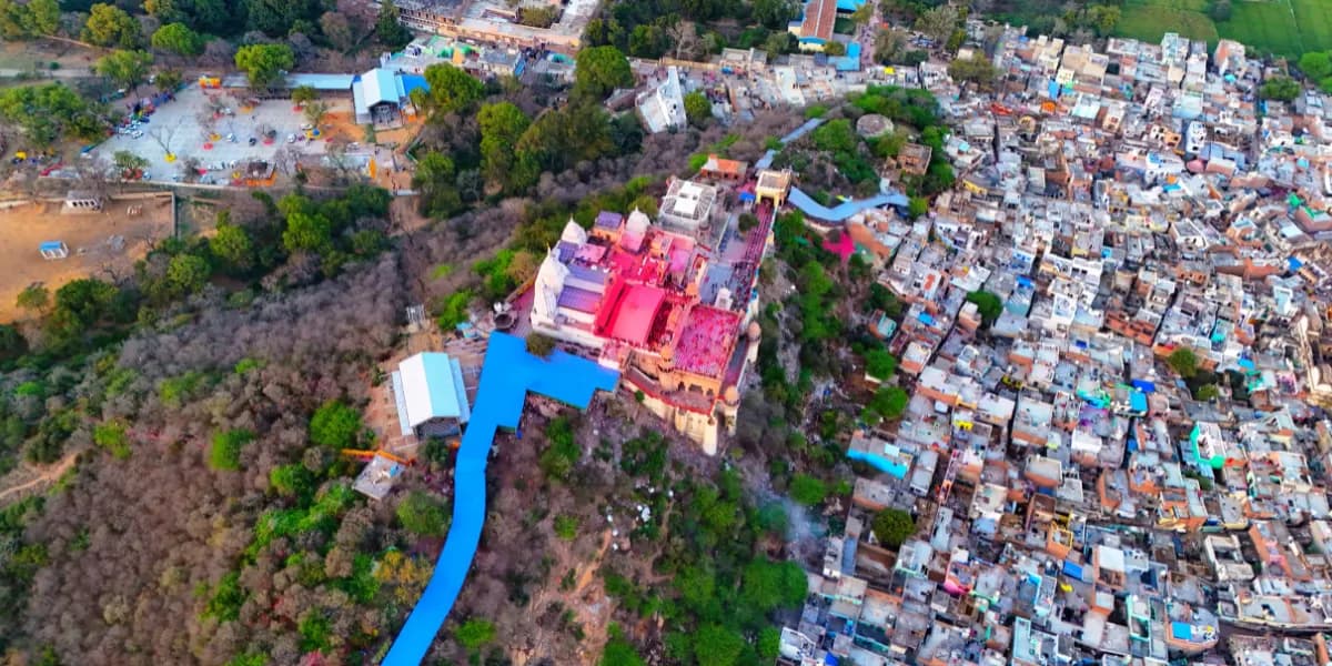 Radha rani temple in Barsana